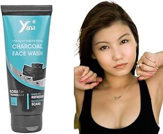 Instant Whitening Activated Charcoal Daily Face Wash For Men Pure Charcoal Men Expert Skincare For Oily Skin Purifying & Anti Shine Face Care By Korean Technology