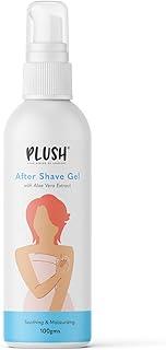 Plush All Natural After Shave Lotion for Women with Aloe Vera | 100% Vegan, Sulphates & Parabens Free | Hydrating and Moisturising For Normal-Sensitive Skin - 100 GMS | Soften's Skin Post Shaving