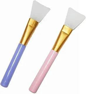 Ditya Crafts 2PCS Silicone Face Mask Brush,Mask Beauty Tool Soft Silicone Facial Mud Mask Applicator Brush Hairless Body Lotion And Body Butter Applicator Tools