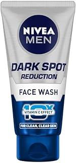 NIVEA MEN Dark Spot Reduction Face Wash 50 g | With Ginko and Ginseng Extracts for Clean, Healthy & Clear Skin in Summer | 10 X Vitamin C Effect for Radiant Skin |For Dark Spot Reduction