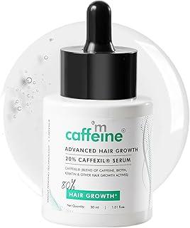 Mcaffeine Serum With 20% Caffexil Advanced, Biotin, Keratin & Rosemary | 80% Hair Growth, Increase Density & Control Fall | Nourishes Roots | For Women & Men - 30 Ml, 190G