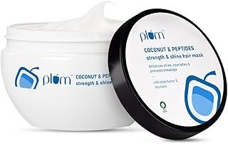 Plum Coconut Hair Mask | For Rough, Dry And Frizzy Hair | With Coconut Oil, Peptides & Shea Butter I Hair Spa For Women & Men I 200G, 1 Count