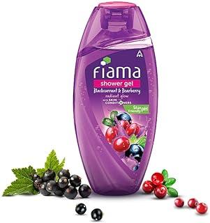 Fiama Body Wash Shower Gel Blackcurrant & Bearberry, 250ml, Body Wash for Women & Men with Skin Conditioners for Radiant Glow, Suitable for All Skin Types