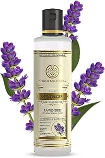 KHADI NATURAL Lavender Herbal Moisturizer With Shea/Kokum Butter| Body Lotion| SLS and Paraben Free| 210 ml