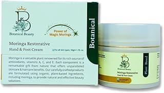 Botanical Beauty Moringa Hand & Foot Cream – Organic Nourishing Hand and Foot Cream for Dry and Rough Skin