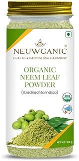 Neuwganic - Organic Neem Leaf Powder - Neem Powder for Face Pack, Eating, Hair & Skin Care - 200 Gm - Pack of 1