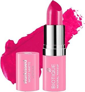 Biotique Natural Makeup Starkissed Moist Matte Lipstick, Dirty Dancing