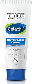Cetaphil Daily Exfoliating Cleanser 178 ml for Normal, Dry & Oily Skin,Scrub For Glowing Skin, Non-irritating
