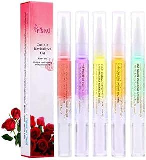 Cuticle Oil Pens Cuticle Revitalizer Oil Pen Set Kit Nail Art Gel Polish Nutrition Oil Pen Manicure Pedicure Tool Tips Pack of 5