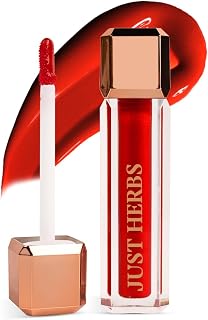 Just Herbs Lip Honey Plumping Gloss with Plant Vitamin C & Peppermint Oil (Hi Honey, 4 ml)