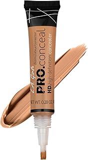 L.A Girl Hd Pro Natural Full Coverage Concealer, Matte & Poreless Ultra Blendable Liquid Conceal, Beautiful Bronze, 8G Cruelty & Vegan Free