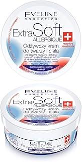 Eveline Cosmetics 200ML Face and Body Cream for Sensitive Skin, Long-Lasting Protection, 24-Hr Moisturization and Protection, Moisturizer for Sensitive Skin