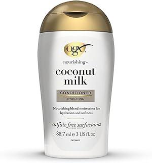 OGX Nourishing + Coconut Milk Conditioner For Frizzy Hair 88.7 Ml, 1 Count