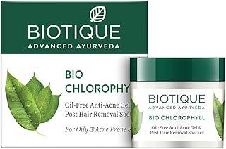 Biotique Bio Chlorophyll Oil Free Anti-Acne Gel & Post Hair Removal Soother For Oily & Acne Prone Sk