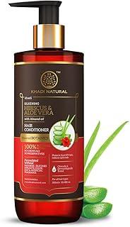 Khadi Natural Powered Botanics Hibiscus and Aloe Vera Hair Conditioner 310ml, Frizz Free Hair, Improves Hair Texture, Controls Hair Fall