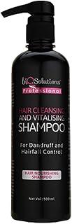 BIOSOLUTIONS Hair Cleansing & Vitalising Shampoo | Deep Scalp Cleanser with Nourishing Botanicals | Strengthens Roots & Healthy Hair (Size - 500 ML)