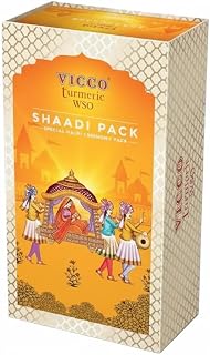 Vicco Turmeric WSO Shaadi Pack | Ready-to-Use Haldi Pack | Pure Turmeric for Radiant Glow