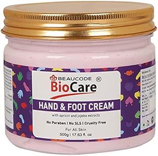 Beaucode BioCare Hand & Foot Cream 500Gm With (Pack of 1) For Women & Men For All Skin Types No Paraben||No SLS|| No Sulphate & Cruelty Free