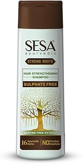 Sesa Strong Roots Sulphate Free Hair Strengthening Shampoo - 200ml, Paraben Free, Strengthens Roots Nourishes Scalp for Me