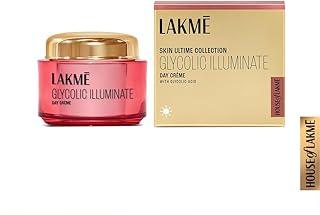Lakme Glycolic Illuminate Day Cream 15 g| Skin Cell Regeneration Cream & Reveals Even Toned Skin with Glycolic Acid