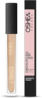 Oshea Colors Skin Perfect High Coverage Cream Based Concealer | Blends Easily & Cover Spots with Natural & Matte Finish | Enriched with Vitamin E & Shea Butter - (Caramel) 4ml