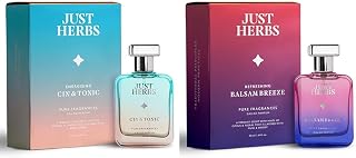 Just Herbs Energising Cin & Tonic EDP Perfume For Men Long Lasting Fragrance - 50 Ml & Refreshing Balsam Breeze EDP Perfum