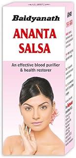 Baidyanath Anant Salsa - 220 ml | Herbal Extract for Enhancing Skin Care | Blood Purification | Hair Health |