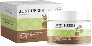 Just Herbs Ultra-Moisturising & Hydrating Vitamin C Day & Night Gel Creme with Amla & Liquorice Root, Protects from UV ray