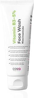 Cos-IQ Vitamin B3-5% Niacinamide Face Wash for Smooth and Even Skin, Tan Removal & Glowing Skin, pH Balanced & Paraben Free (30 Days Pack, 100ml)