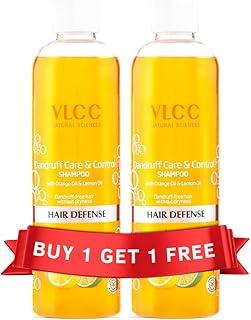 VLCC Dandruff Care & Control Shampoo - B1G1-350ml X 2 (700ml) | Anti-Dandruff Shampoo | Scalp Health, Deep Scalp Cleaning | With Orange & Lemon Oil.