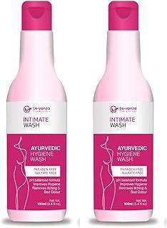 Ayurvedic 100ml (Pack of 2) Intimate Hygiene Hygiene Wash for Women Vaginal Wash Prevents Itching Irritation & Dryness, Suitable For All Skin Types