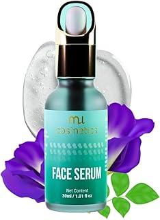 MU Cosmetics Daily Glow Face Serum | For Improved Skin Barrier & Dewy, Radiant Skin | Niacinamide, Hyaluronic Acid & Clitoria Ternatea Extract | Minimizes Pore | For Dry & Oily Skin Type | 30 ml