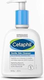 Cetaphil Paraben, Sulphate-Free Gentle Skin Hydrating Face Wash Cleanser with Niacinamide, Vitamin B5 for Dry to Normal, Sensitive Skin - 250 ml