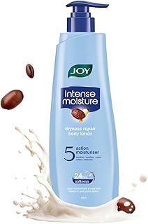 Joy Intense Moisture Body Lotion 400ml | With Shea Butter, Jojoba & Vitamin E | For Normal to Dry Skin | Dryness Repair & 24 Hour Softness | Non Sticky & Non Greasy