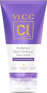 VLCC Clinic ProPerfect Spot Clarifying Face Wash 150 ml - AlphaXTM Complex is known for Spot lightening | Powered by Alpha Arbutin and Niacinamide | visibly fade dark spots, pigmentation