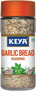 Keya Garlic Bread Seasoning |All Natural & Healthy Spice Blend| Glass Bottle | Premium Herbs and Spices I No Preservatives