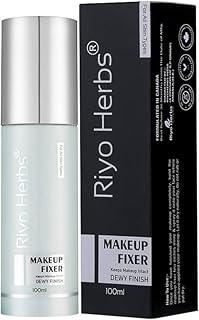 Riyo Herbs Makeup Fixer Dewy Finish 100ml | Makeup Setting Spray | With Vitamin E, Hyaluronic Acid & Tea Tree Oil Extracts, Long Lasting Setting Spray | For All Skin Types