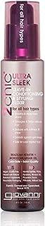Giovanni Organic 2Chic Brazilian Keratin & Argan Oil Leave-In Conditioning & Styling Spray with No Parabens, No Sulphates, No Mineral Oil, No Colours, No PEG, USDA Certified Organic 118ml