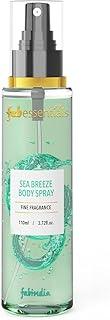 Fabessentials Sea Breeze Body Spray for Women & Men | Refreshing Fine Fragrance with Citrus, Amber, & Woody Notes|Long-Lasting, Skin-Friendly, Everyday Mist - 110 ml