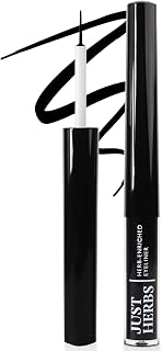 Just Herbs Eyeliner Waterproof And Smudge Proof, Long Lasting Matte Eyeliners 2 Ml (Deep Black)
