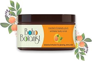 Boho Botanist Mandarin & Kakadu Plum Exfoliating Body Scrub (200 gm) | Niacinamide & Vitamin C | Tan Removal & Hydration | Suitable for All Skin Types, Men & Women