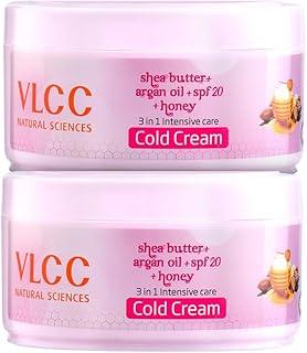 VLCC 3 In 1 Intense Care Cold Cream (B1G1, 200G, Shea Butter, Argan Oil, Honey And Niacinamide Cold Cream For Dry Skin, Spf 20 Face Cream For Winters, Minimizes Pores And Moisturizes)