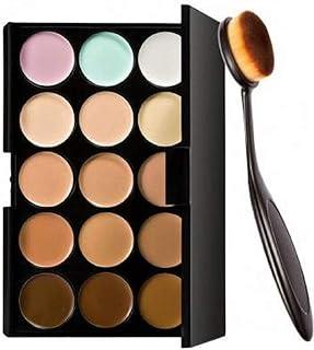 LOVHIDE 15 Colors Natural Contour Makeup Concealer Palette With Make up Brush
