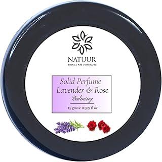 NATUUR Lavender and Rose Solid Perfume, 15 g