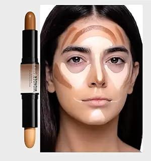 AIR BEAUTY CONTOUR STICK Concealer (Beige, 6.2 ml) Professional Waterproof Highlighter And Contour Stick Highlighter Concealer With Blender For All Type Of Makeup