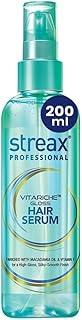 Streax Professional Vitariche Gloss Hair Serum, 200ml|for Dry Frizzy Hair|for Women|Enhance Shine and Smoothness, Anti Frizz |With Vitamin E & Macadamia Oil| For Curly Hair, Straight Hair, Wavy Hair