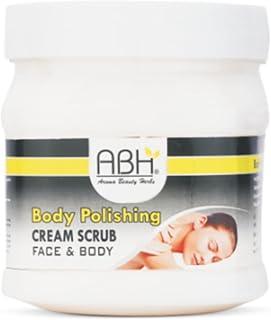 ABH Body Polishing Cream Scrub Exfoliating & Nourishing Scrub for Silky Smooth Skin, Removes Dead Skin Cells, Enhances Skin Texture, Moisturizes & Revitalizes for a Radiant Glow (500ml)