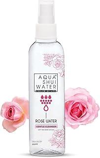 Aqua Shui Water Pure & Natural Rose Water | For Skin, Face - Steam Distilled | Perfect For All Skin, Enhances Glow, Makeup Remover | 200ml ( 1x200ml ) |