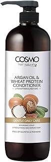 Cosmo Hair Naturals Argan Oil & Wheat Protein Conditioner 1000ml | Strengthens & Restore | Gently Daily Care | Free of Sulfates & Parabens | For Unisex
