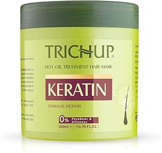 Trichup Keratin Hair Mask - 500 Millilitre | For Dry & Damaged Hair | Helps to Reduce Split Ends | Improved Hair Appearance